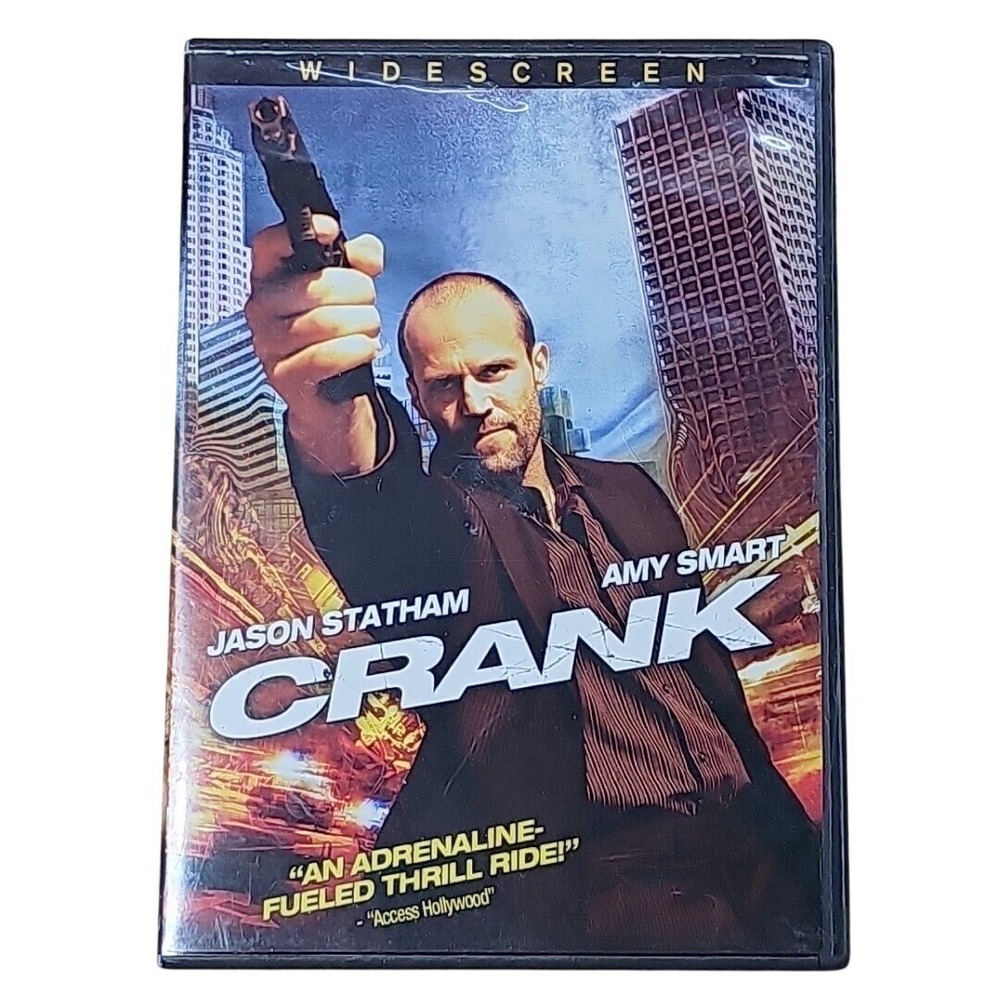 Crank Jason Statham DVD Widescreen Edition Action Thriller Movie Lionsgate 2006‎